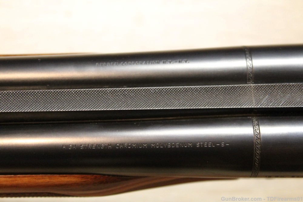 Beretta 486 side by side shotgun 12 gauge 28" M/F coin finish satin -img-18