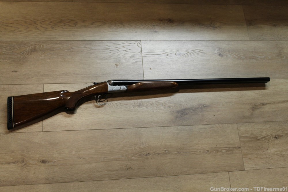 Beretta 486 side by side shotgun 12 gauge 28" M/F coin finish satin -img-0