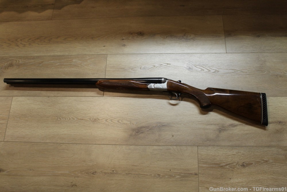 Beretta 486 side by side shotgun 12 gauge 28" M/F coin finish satin -img-1
