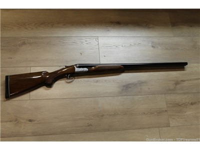 Beretta 486 side by side shotgun 12 gauge 28" M/F coin finish satin 