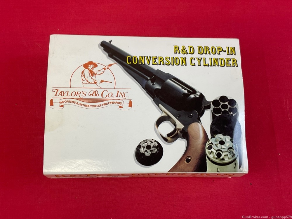 Taylors UBERTI R&D Drop In 45 Colt Cylinder Remington 1858 Antique Finish-img-0