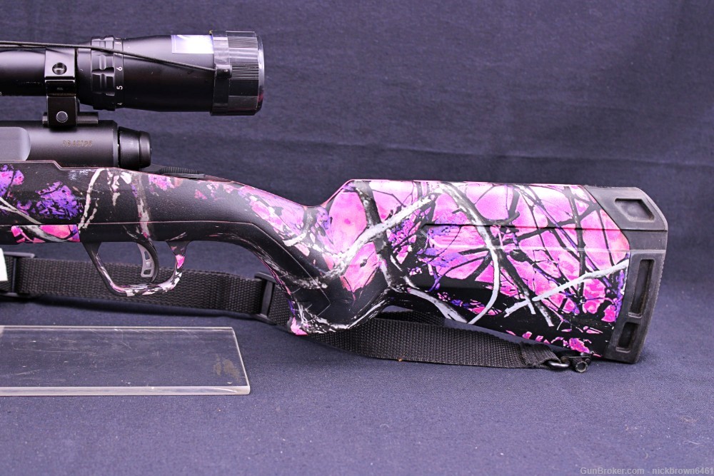 SAVAGE AXIS .243WIN 20" MUDDY GIRL FREE BUSHNELL 3-9X40 57100-img-10