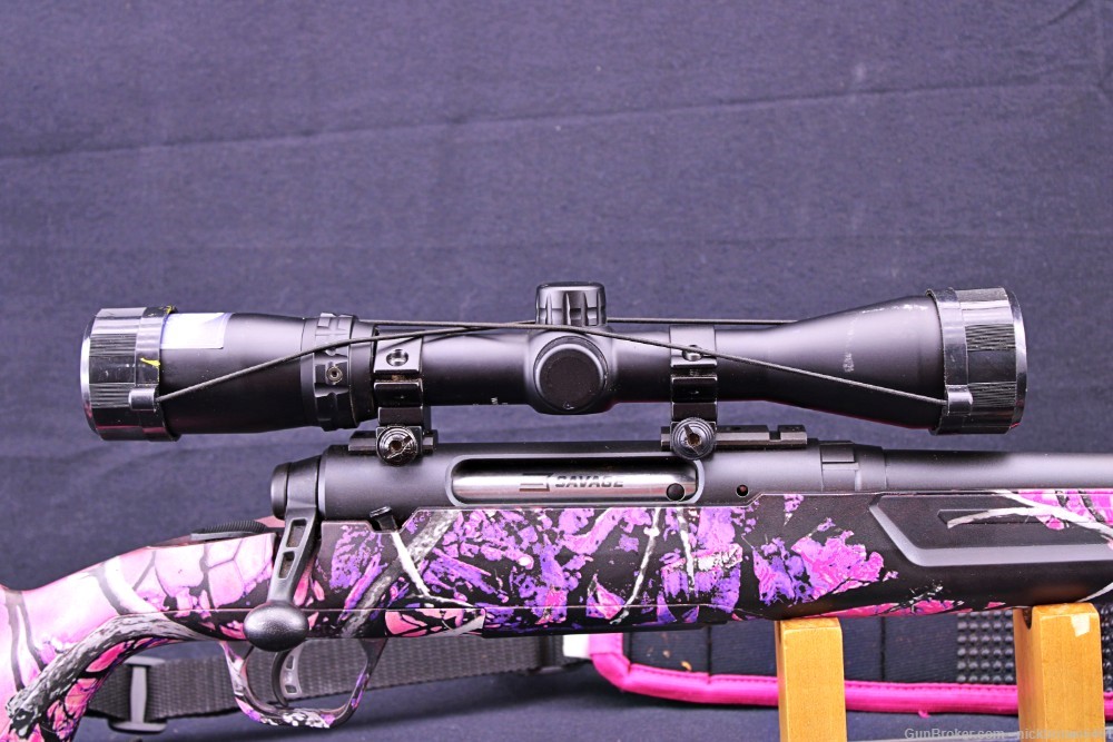 SAVAGE AXIS .243WIN 20" MUDDY GIRL FREE BUSHNELL 3-9X40 57100-img-17