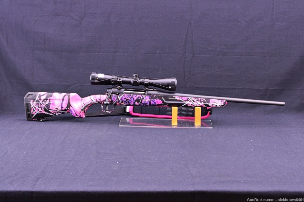 SAVAGE AXIS .243WIN 20" MUDDY GIRL FREE BUSHNELL 3-9X40 57100-img-2