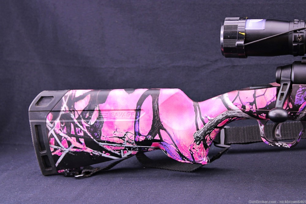 SAVAGE AXIS .243WIN 20" MUDDY GIRL FREE BUSHNELL 3-9X40 57100-img-16