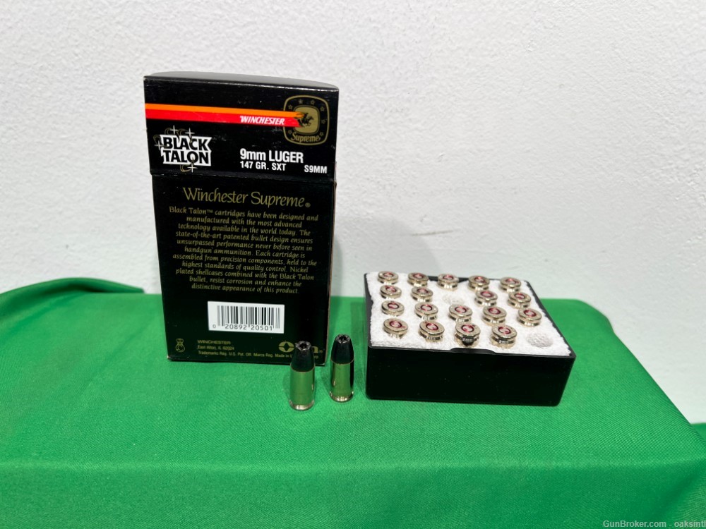 Winchester 9mm 147gr Black Talon 20rds-img-0