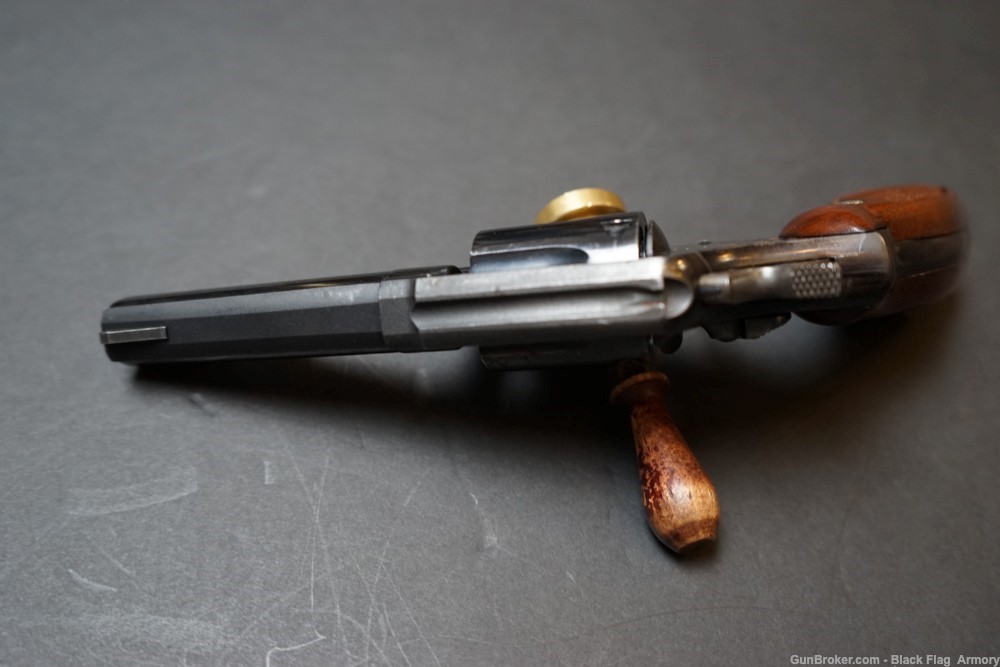 Smith & Wesson Mod 10-6, .38 SPL, S&W, 6 round, Blued, 4" HB, Wood Grip-img-3