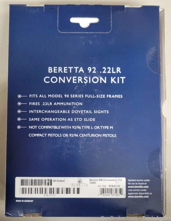 Beretta 92FS 22 conversion 10rd magazine 5190101-img-1