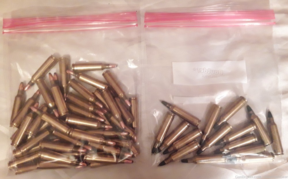 60 x Reload Ammo Rounds COMPONENTS ONLY Caliber .22-250 REM For SAVAGE-img-0