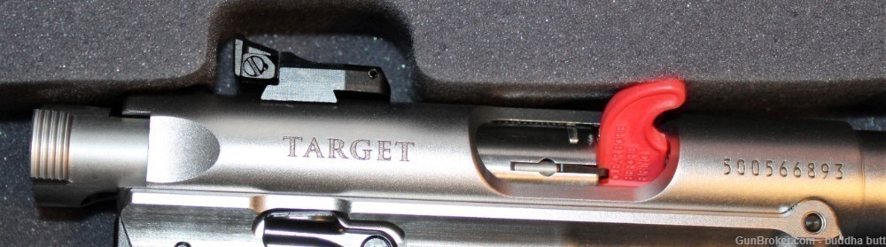 RUGER MARK IV TARGET 22LR 10" BBL S/S-img-2