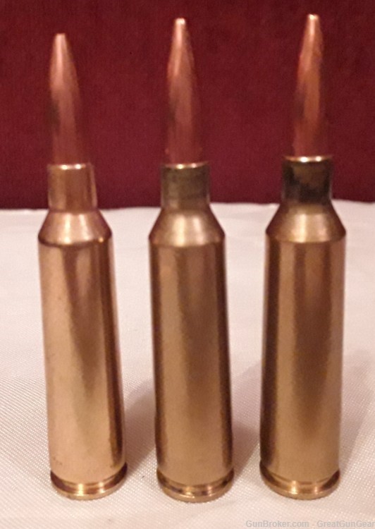 83 x Reload Ammo Rounds COMPONENTS ONLY Cal. .22-250 REM Hornady Match BTHP-img-1