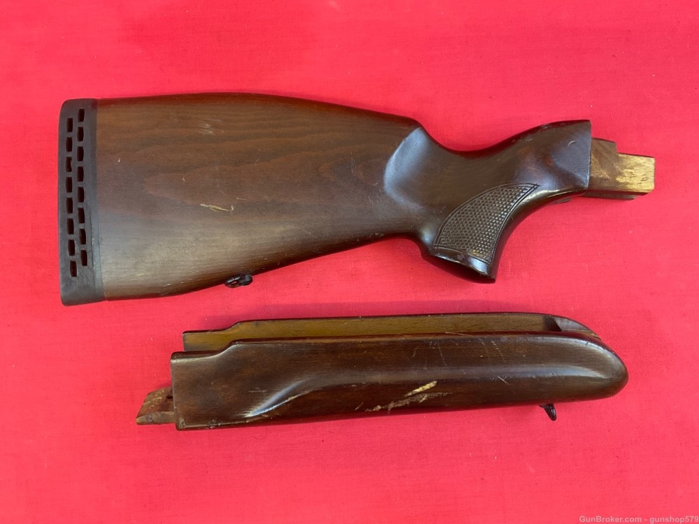 Vintage SAIGA Russian Shotgun Wood Stock And Forend 12 Ga Semi Auto Izhmash-img-1