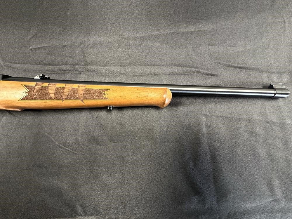 Ruger 10/22 Carbine 1103 22 LR 18.5" Satin Black, Custom Walnut Tiger Stock-img-1