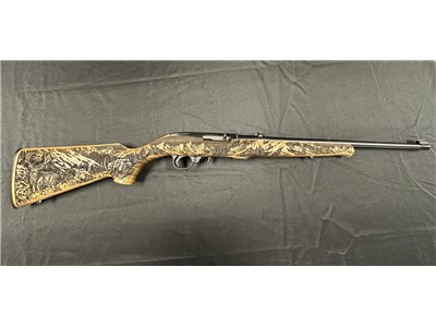 Ruger 10/22 Carbine 1103 22 LR 18.5" Satin Black, Custom Mule Deer Stock