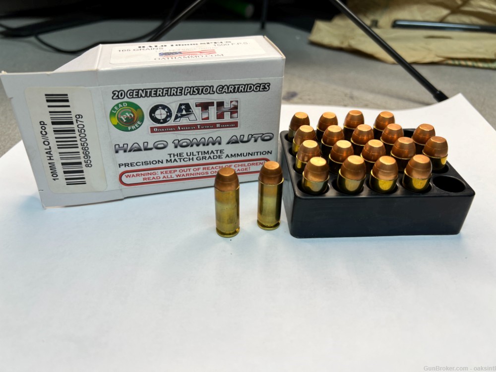 Oath Halo 10mm personal defense 165gr 20rds-img-0