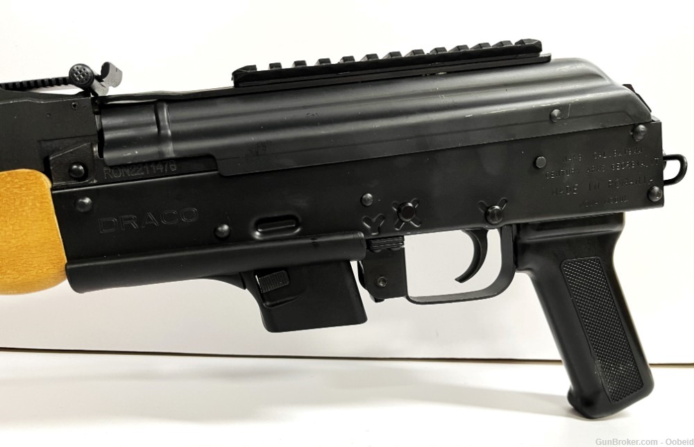 Century Arms Draco NAK9 Pistol 9mm Glock Compatible Mag AK Romania -img-9