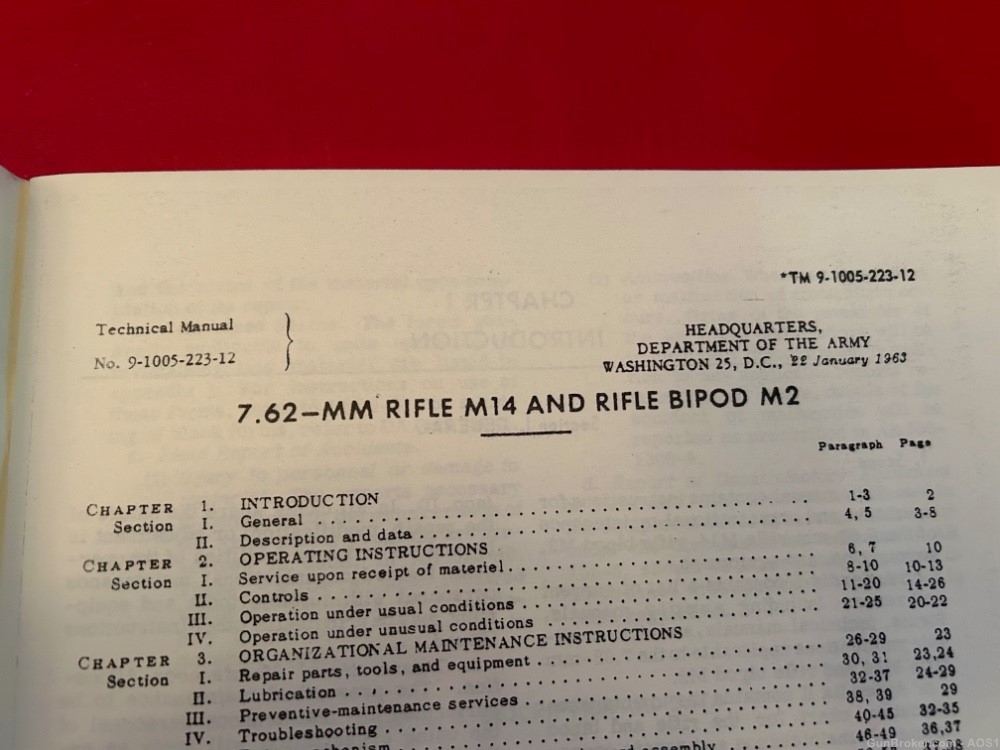 TM  9-1005-223-12 Department of the Army M14 Technical Manual M14 Rifle -img-4