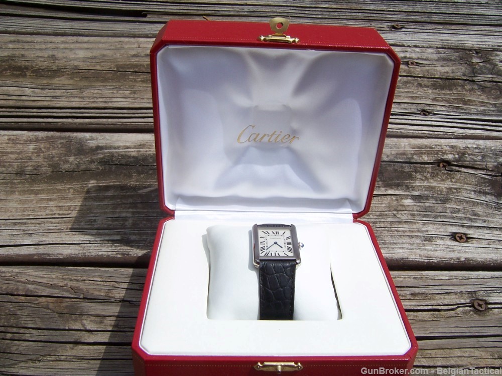 Cartier Tank Solo Men's Watch, New Old Stock / Mint Condition-img-0