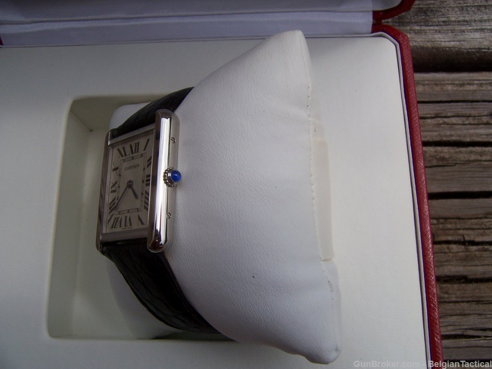 Cartier Tank Solo Men's Watch, New Old Stock / Mint Condition-img-5