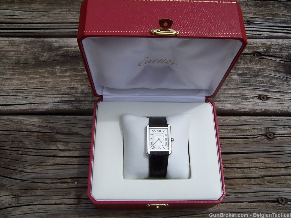 Cartier Tank Solo Men's Watch, New Old Stock / Mint Condition-img-9