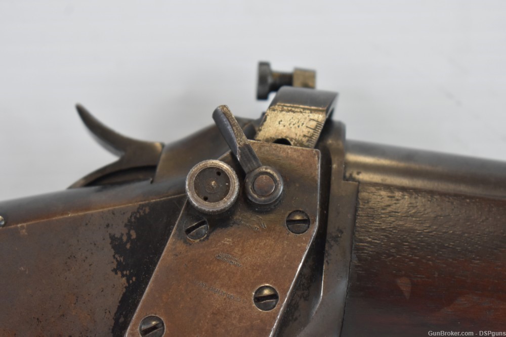 Winchester 1885 Low Wall U.S. Mark .22 Short Single Shot Rifle - Circa 1918-img-66