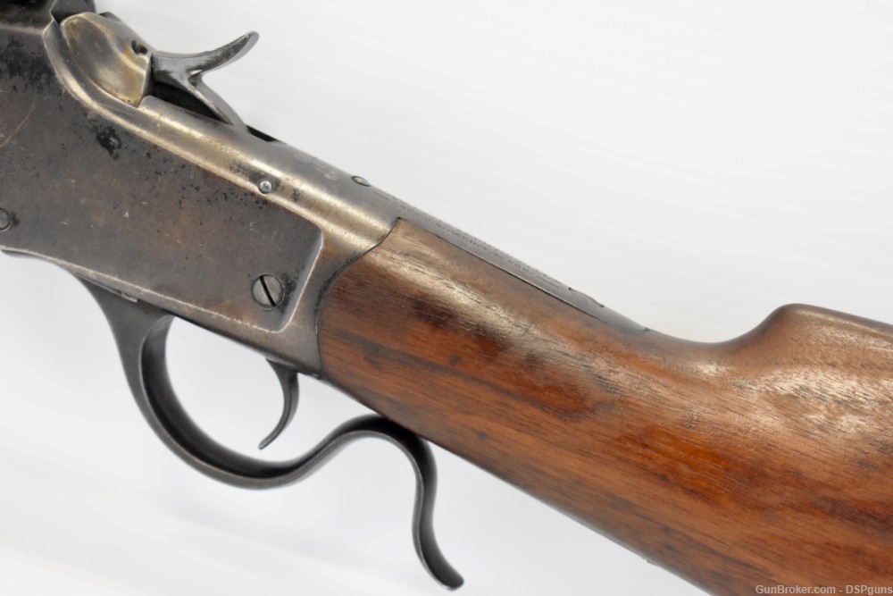 Winchester 1885 Low Wall U.S. Mark .22 Short Single Shot Rifle - Circa 1918-img-33