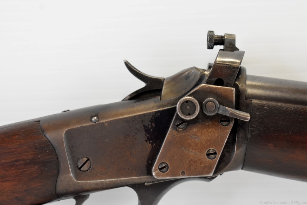 Winchester 1885 Low Wall U.S. Mark .22 Short Single Shot Rifle - Circa 1918-img-10