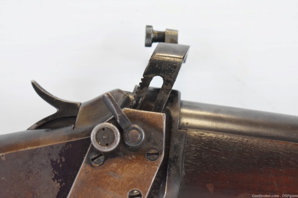 Winchester 1885 Low Wall U.S. Mark .22 Short Single Shot Rifle - Circa 1918-img-67