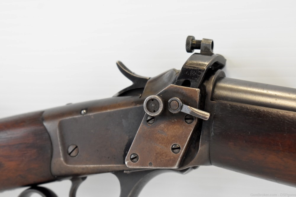 Winchester 1885 Low Wall U.S. Mark .22 Short Single Shot Rifle - Circa 1918-img-11