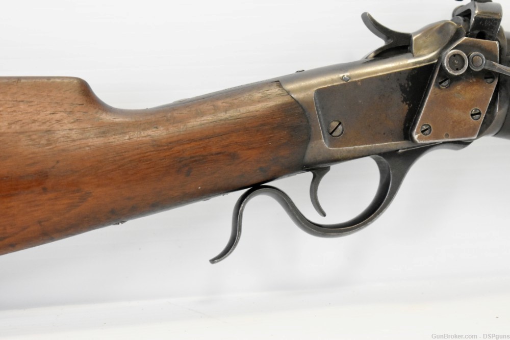 Winchester 1885 Low Wall U.S. Mark .22 Short Single Shot Rifle - Circa 1918-img-7