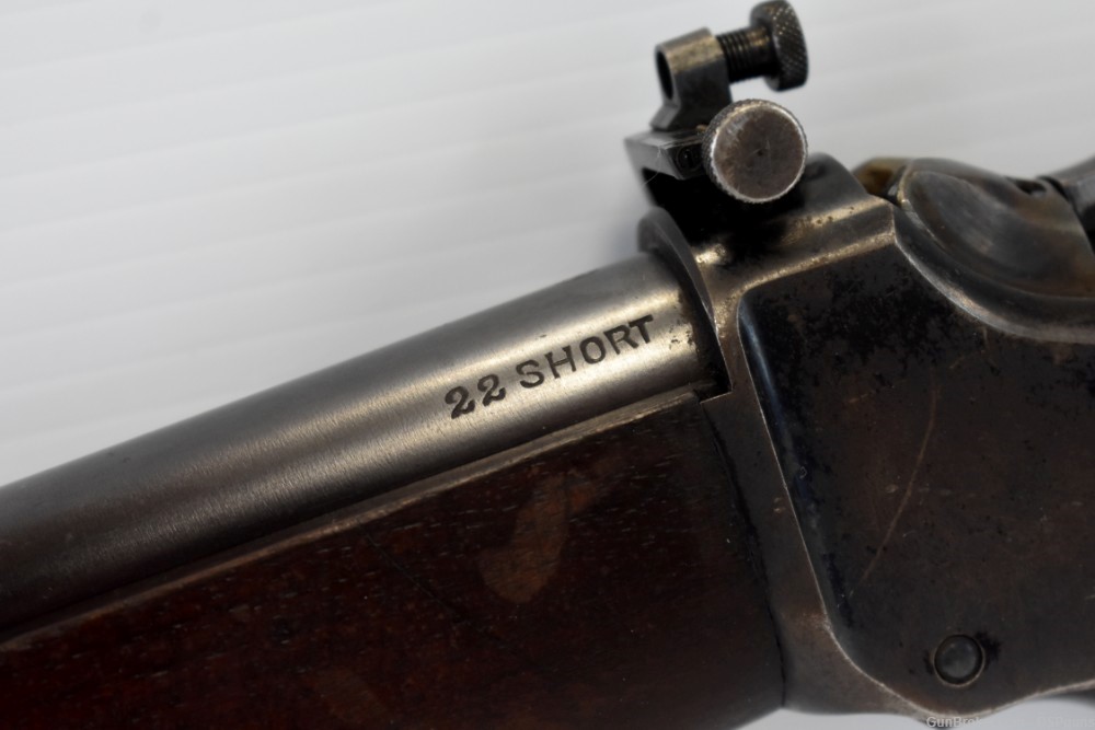 Winchester 1885 Low Wall U.S. Mark .22 Short Single Shot Rifle - Circa 1918-img-38
