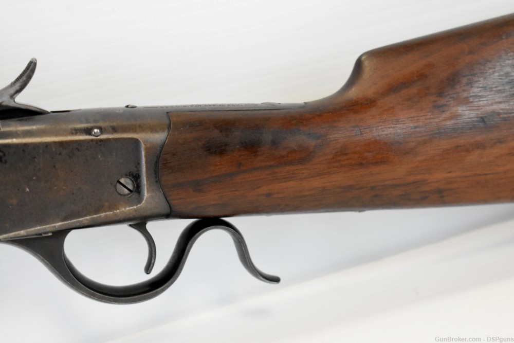 Winchester 1885 Low Wall U.S. Mark .22 Short Single Shot Rifle - Circa 1918-img-34