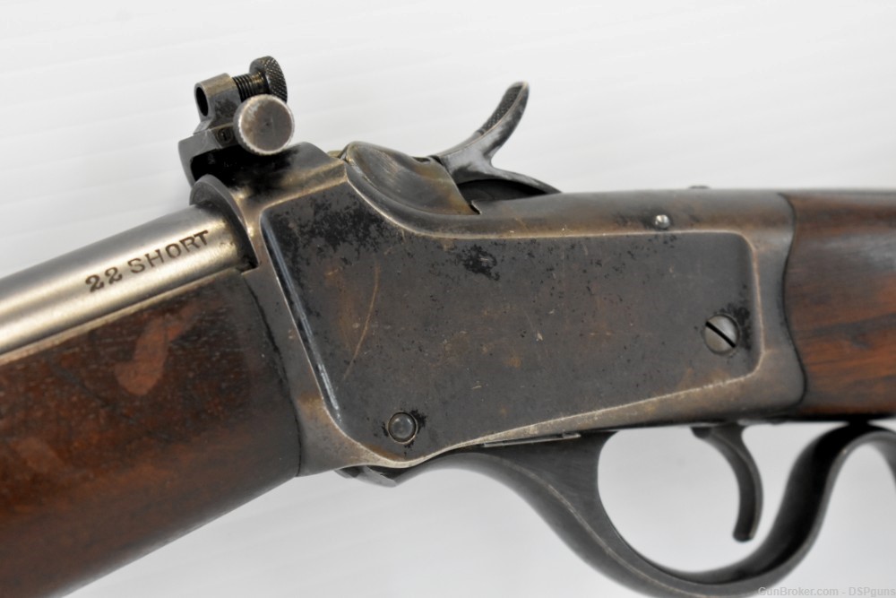 Winchester 1885 Low Wall U.S. Mark .22 Short Single Shot Rifle - Circa 1918-img-37