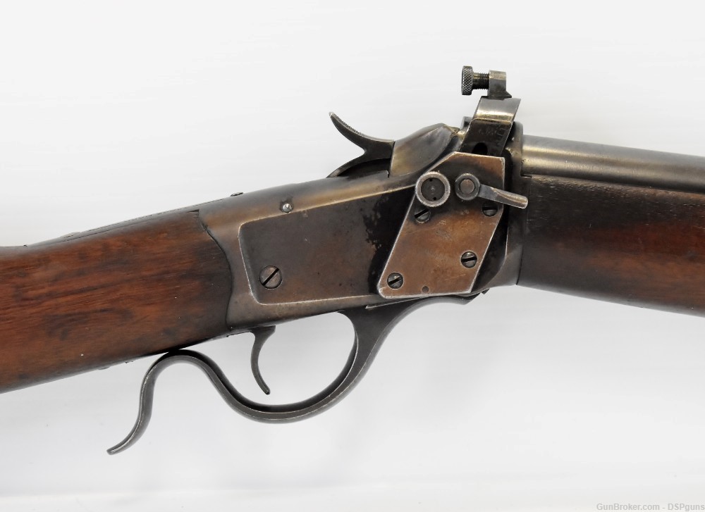 Winchester 1885 Low Wall U.S. Mark .22 Short Single Shot Rifle - Circa 1918-img-3