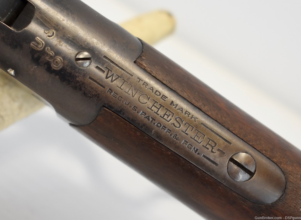 Winchester 1885 Low Wall U.S. Mark .22 Short Single Shot Rifle - Circa 1918-img-51