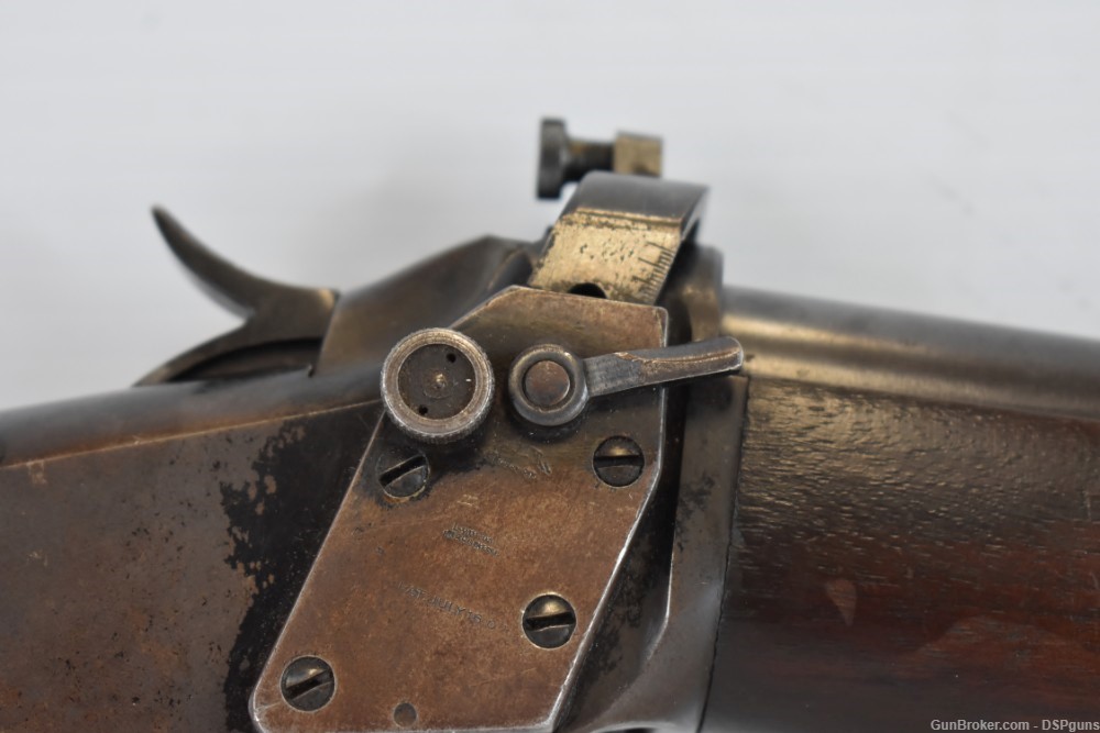 Winchester 1885 Low Wall U.S. Mark .22 Short Single Shot Rifle - Circa 1918-img-65