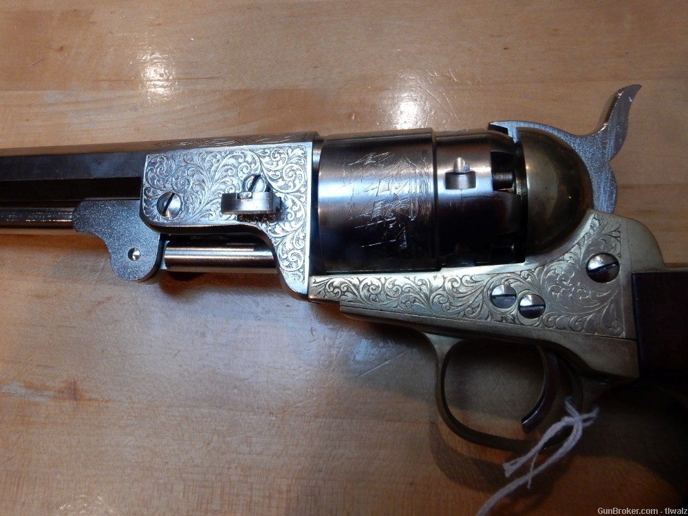 PAIR of ASM copies od Colt 1851 .44 cal Revolvers engraved-img-2
