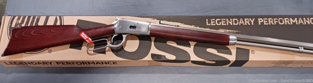ROSSI 92 357 MAG 38 SPL 24" OCTAGON STAINLESS LEVER ACTION RIFLE NEW-img-1