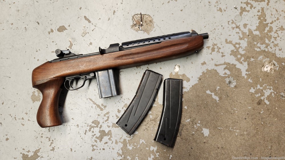 Iver Johnson Enforcer Pistol M1 30 Carbine (3 Mags)-img-0