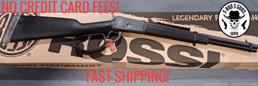 ROSSI 92 357 MAG 38 SPECIAL SNIPER GRAY 16.5" THREADED LEVER ACTION RIFLE-img-0