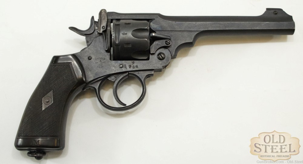 British Enfield Webley Mk.6 45Acp. w/ holster -img-0