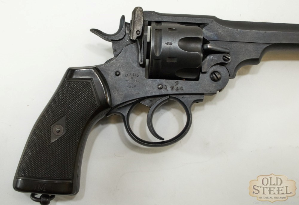 British Enfield Webley Mk.6 45Acp. w/ holster -img-9