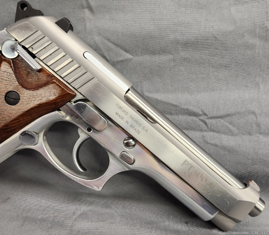 Taurus PT100 AFS pistol .40 S&W polished finish with box-img-2