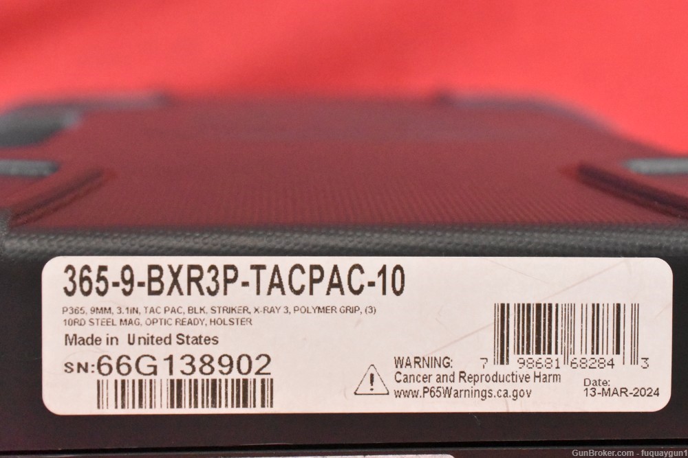 Sig P365 TacPac 9mm 10rd 365-9-BXR3P-TACPAC-10 OR P365-P365-img-29