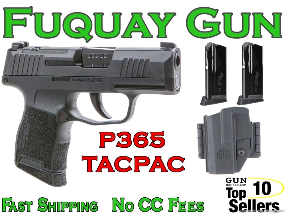 Sig P365 TacPac 9mm 10rd 365-9-BXR3P-TACPAC-10 OR P365-P365-img-0