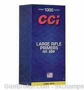 1000 CCI #200 CCI200 Large Rifle Primers Full brick-img-0