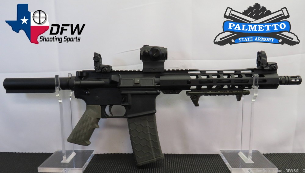 PENNY! PALMETTO STATE ARMORY PA-15, 5.56 NATO W/ 11.5" BRL & SIG ROMEO5!-img-0