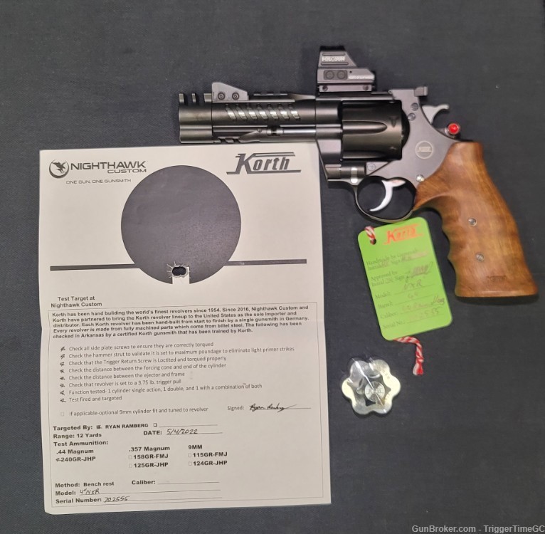 Korth NXR .44 Magnum 4" Comp! Rare-img-11