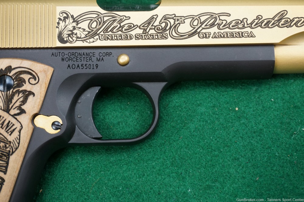 23 of 45 Auto Ordnance Donald Trump 45th President G.O.A.T 1911 45acp 5" -img-16