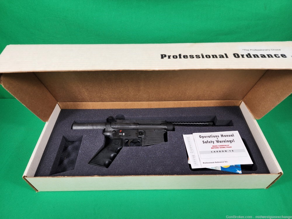 PROFESSIONAL ORDNANCE CARBON-15 PISTOL 5.56mm RARE!-img-9